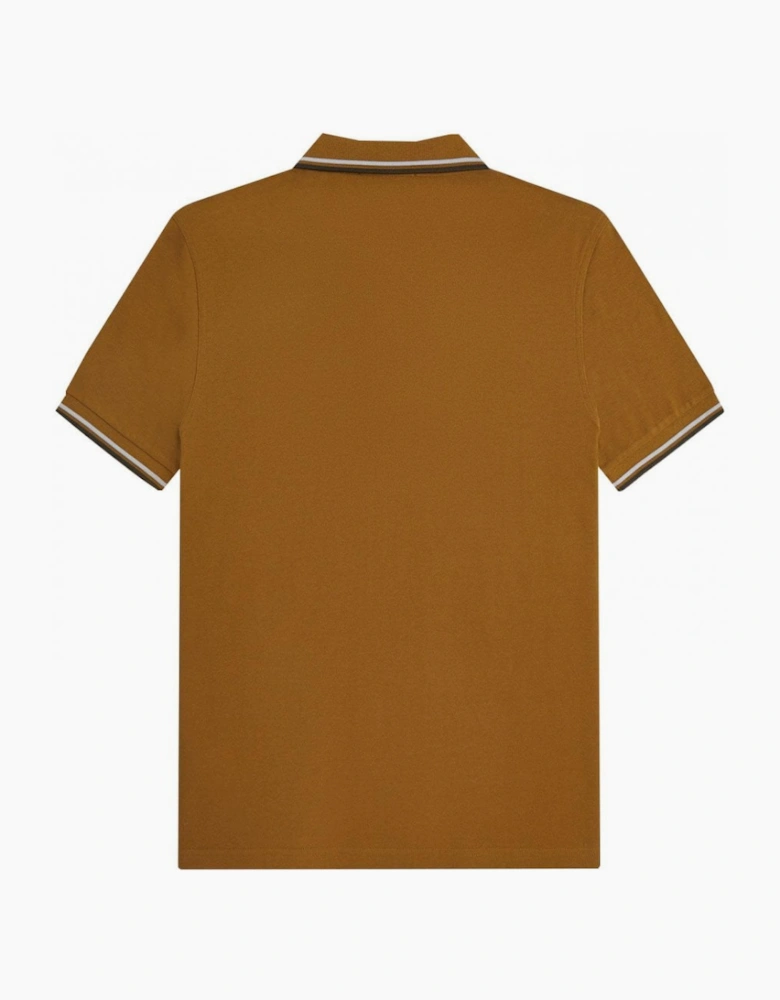 Fred Perry Men's Dark Caramel Polo Shirt