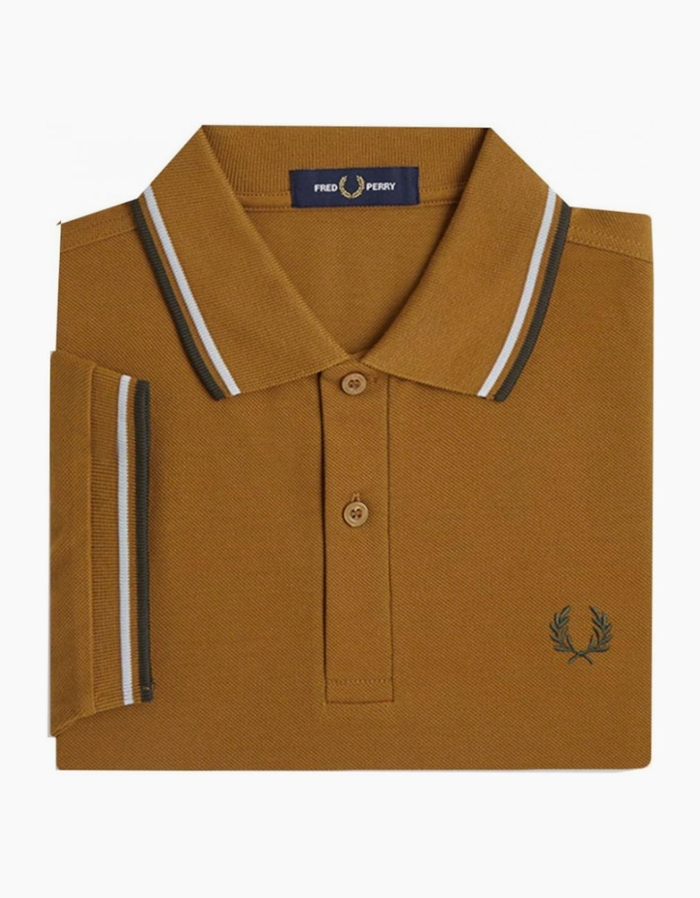 Fred Perry Men's Dark Caramel Polo Shirt