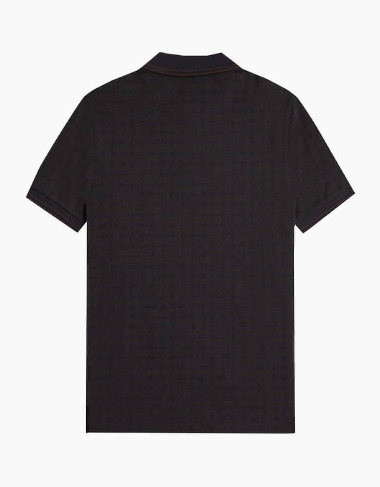 Fred Perry Men's Navy Floral Polo Shirt