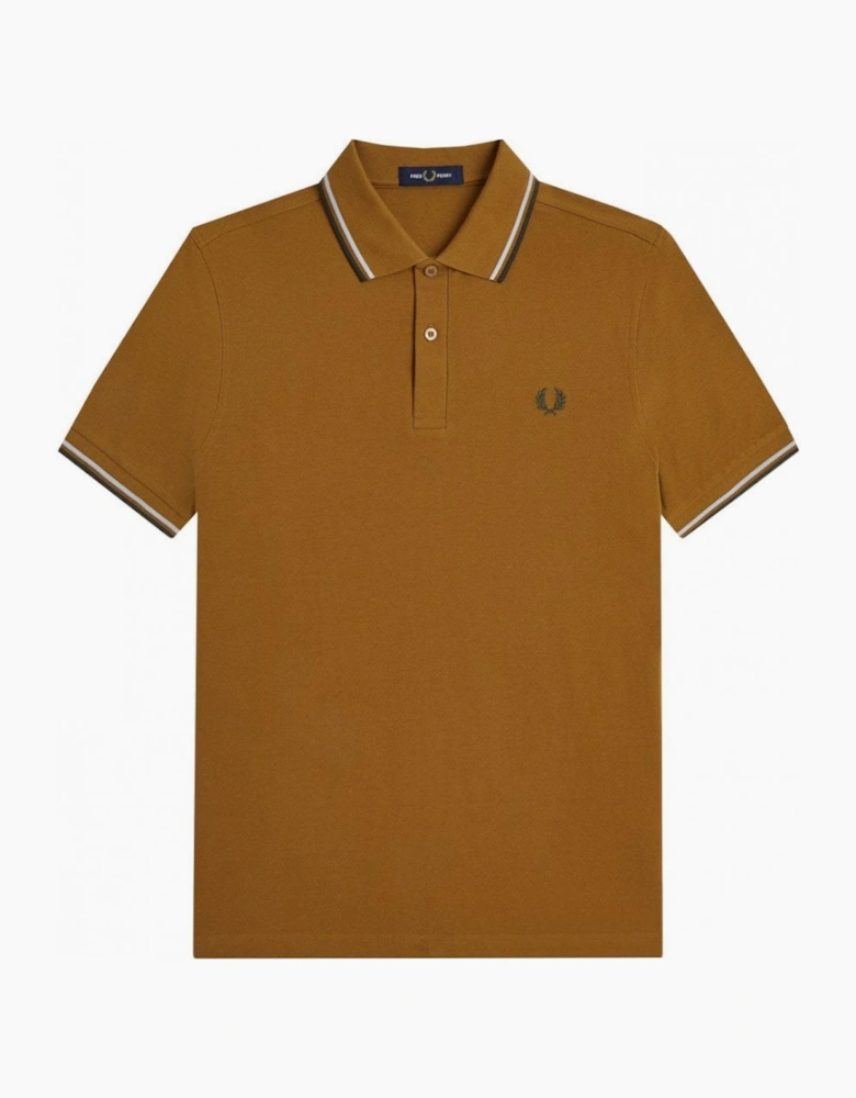 Fred Perry Men's Dark Caramel Polo Shirt