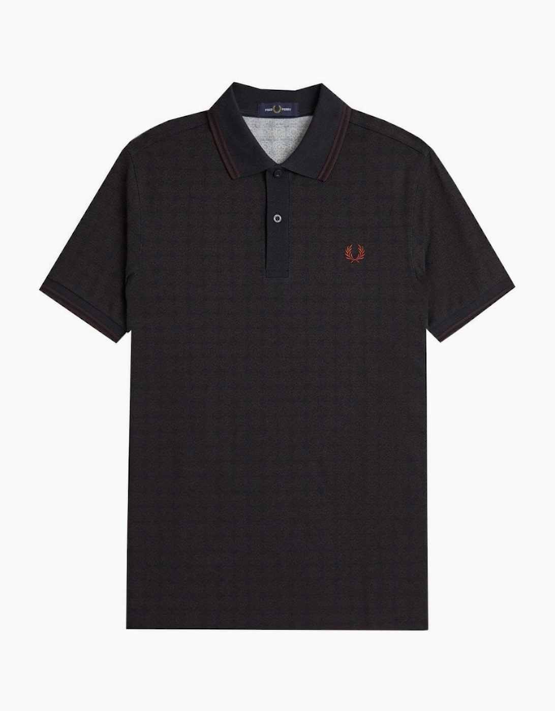 Fred Perry Men's Navy Floral Polo Shirt