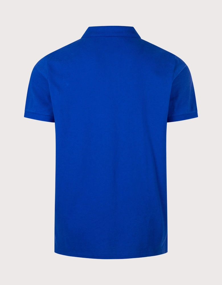 Custom Slim Fit Mesh Polo Shirt