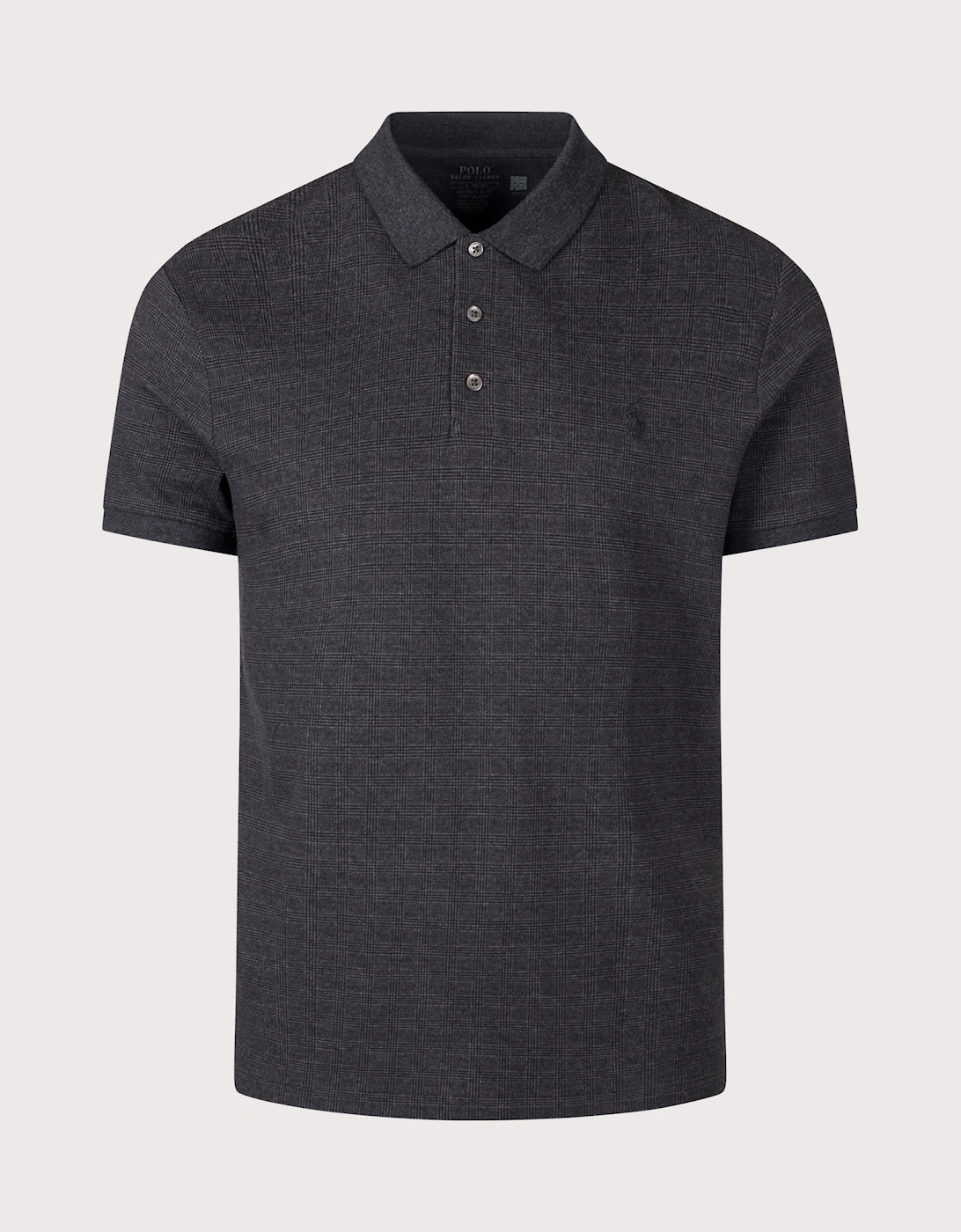 Custom Slim Fit Stretch Mesh Polo Shirt