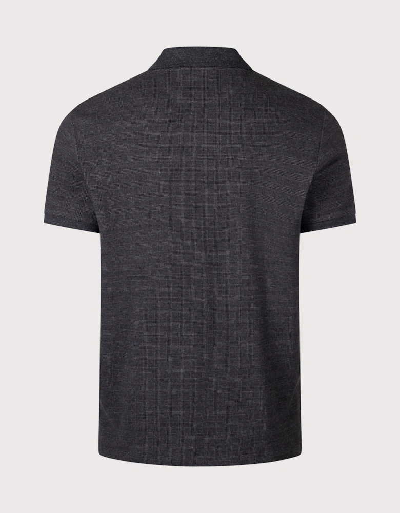Custom Slim Fit Stretch Mesh Polo Shirt