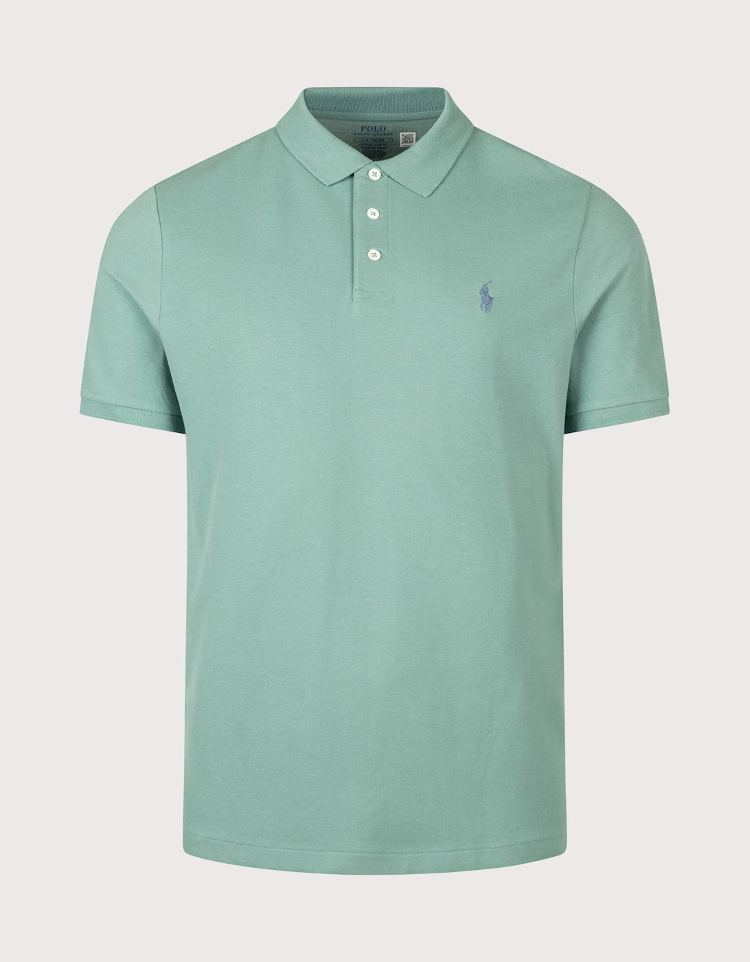 Custom Slim Fit Stretch Mesh Polo Shirt