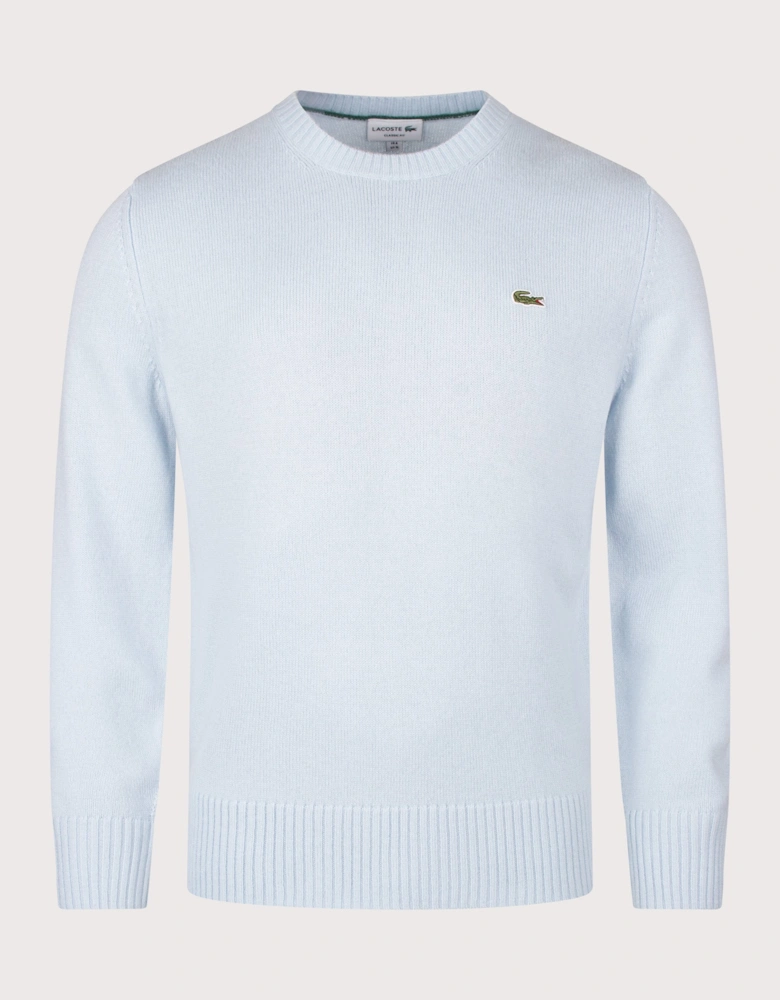 Classic Fit Wool Crewneck Jumper