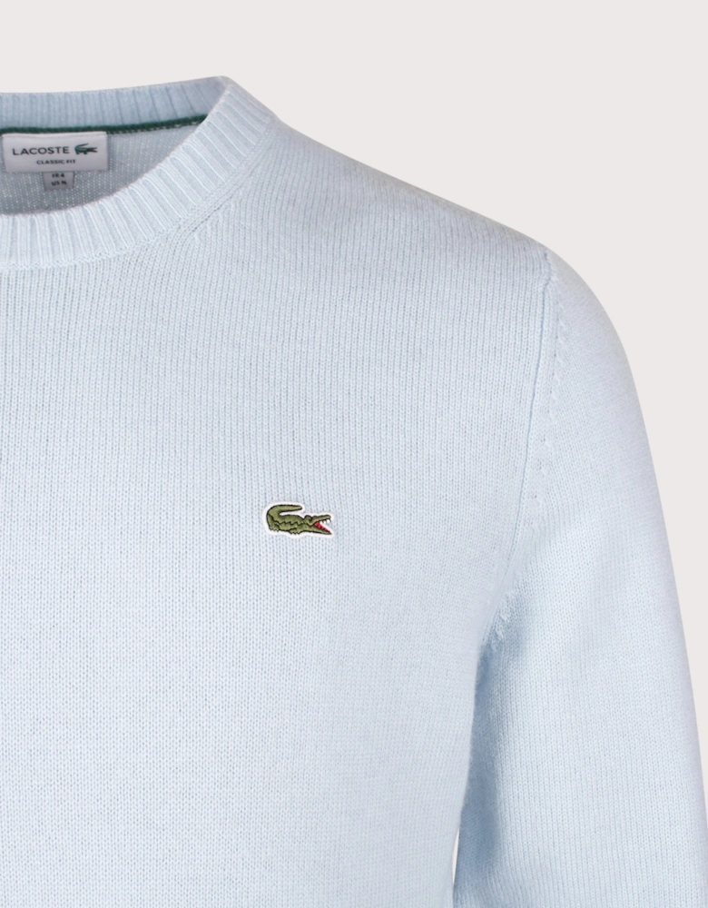 Classic Fit Wool Crewneck Jumper