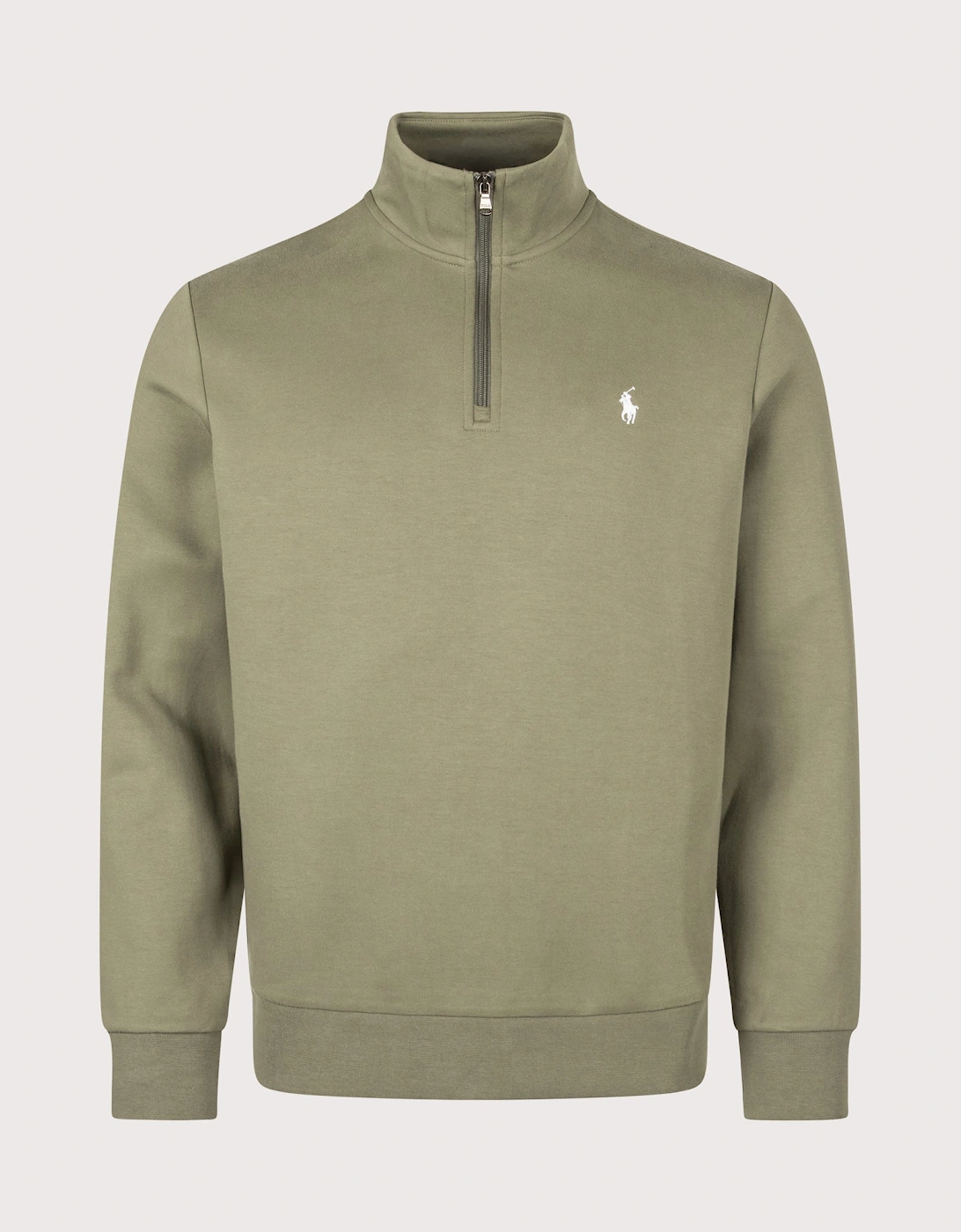 Double-Knit Quarter Zip Sweatshirt