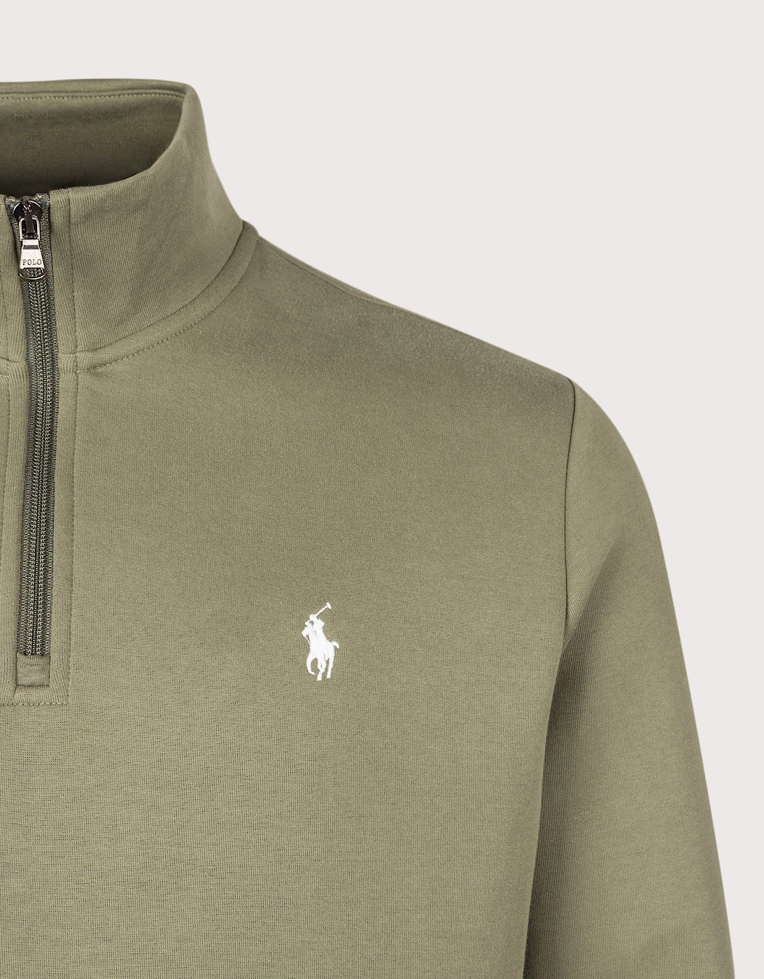 Double-Knit Quarter Zip Sweatshirt