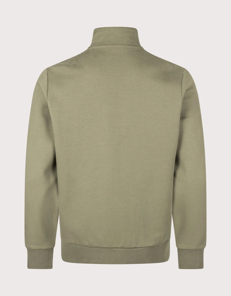 Double-Knit Quarter Zip Sweatshirt