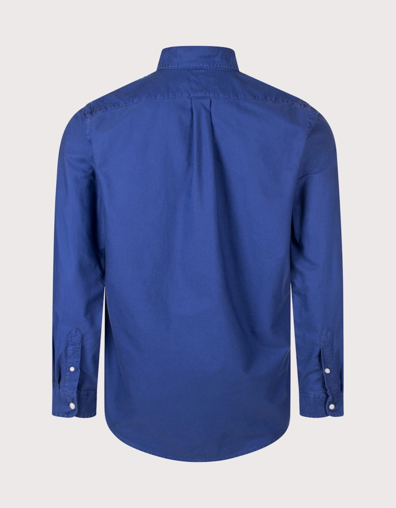 Custom Fit Garment-Dyed Oxford Shirt