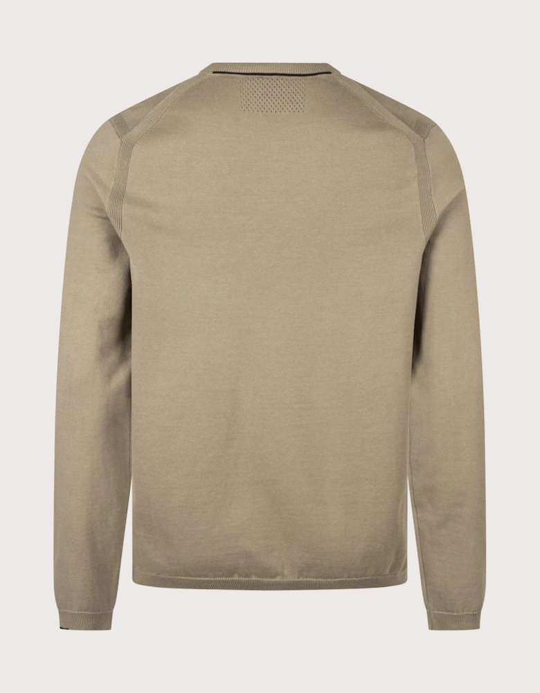 Regular Fit Ever-X Crew Neck Knitted Jumper