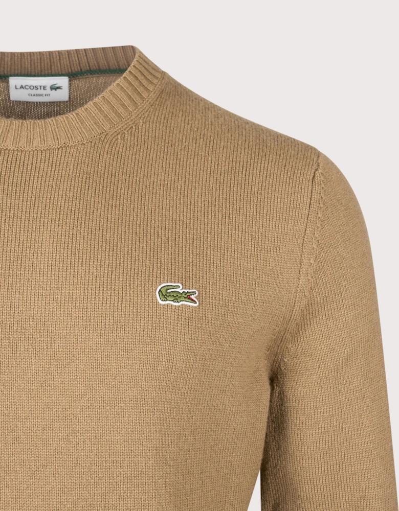 Classic Fit Wool Crewneck Jumper