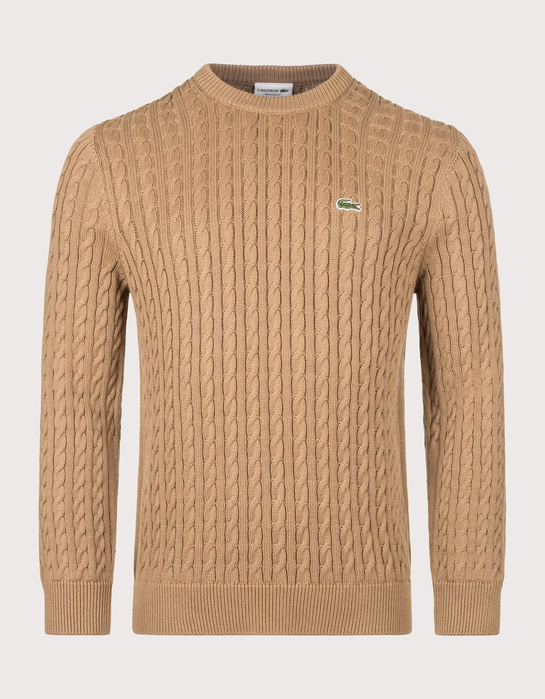 Regular Fit Cable Knitted Jumper