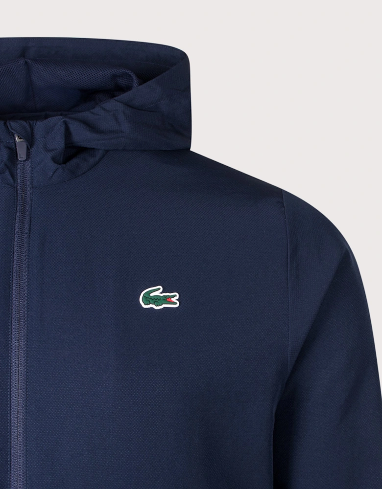 Regular Fit Water-Repellent Sport Track Jacket