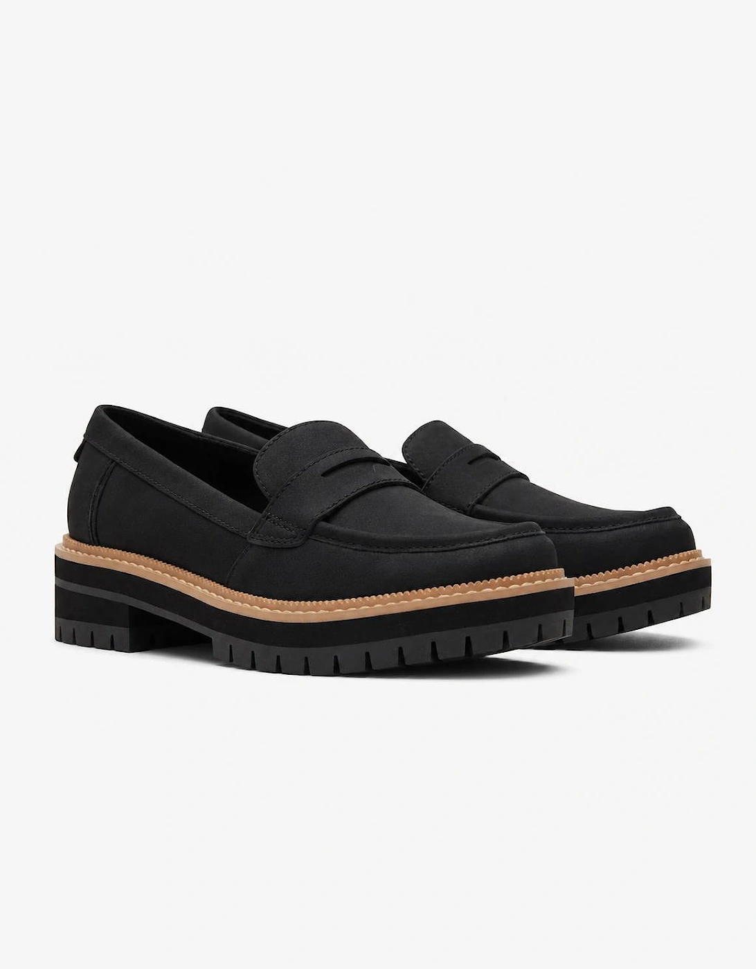TOMS CARA Womens Loafer Shoes Black
