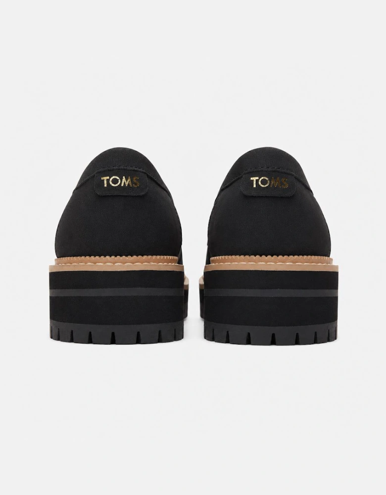 TOMS CARA Womens Loafer Shoes Black