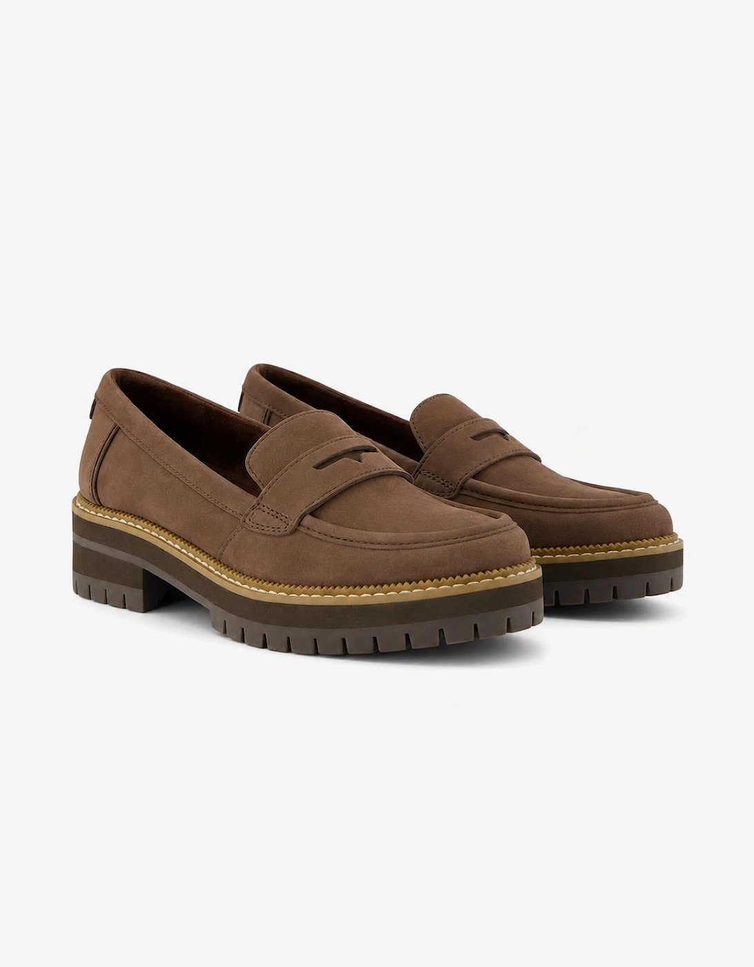 TOMS CARA Womens Loafer Shoes Dark Brown