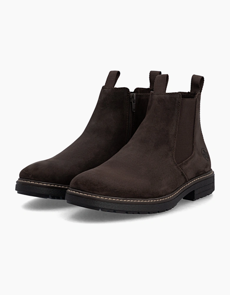 Rieker 33180 Mens Ankle Boots Chestnut