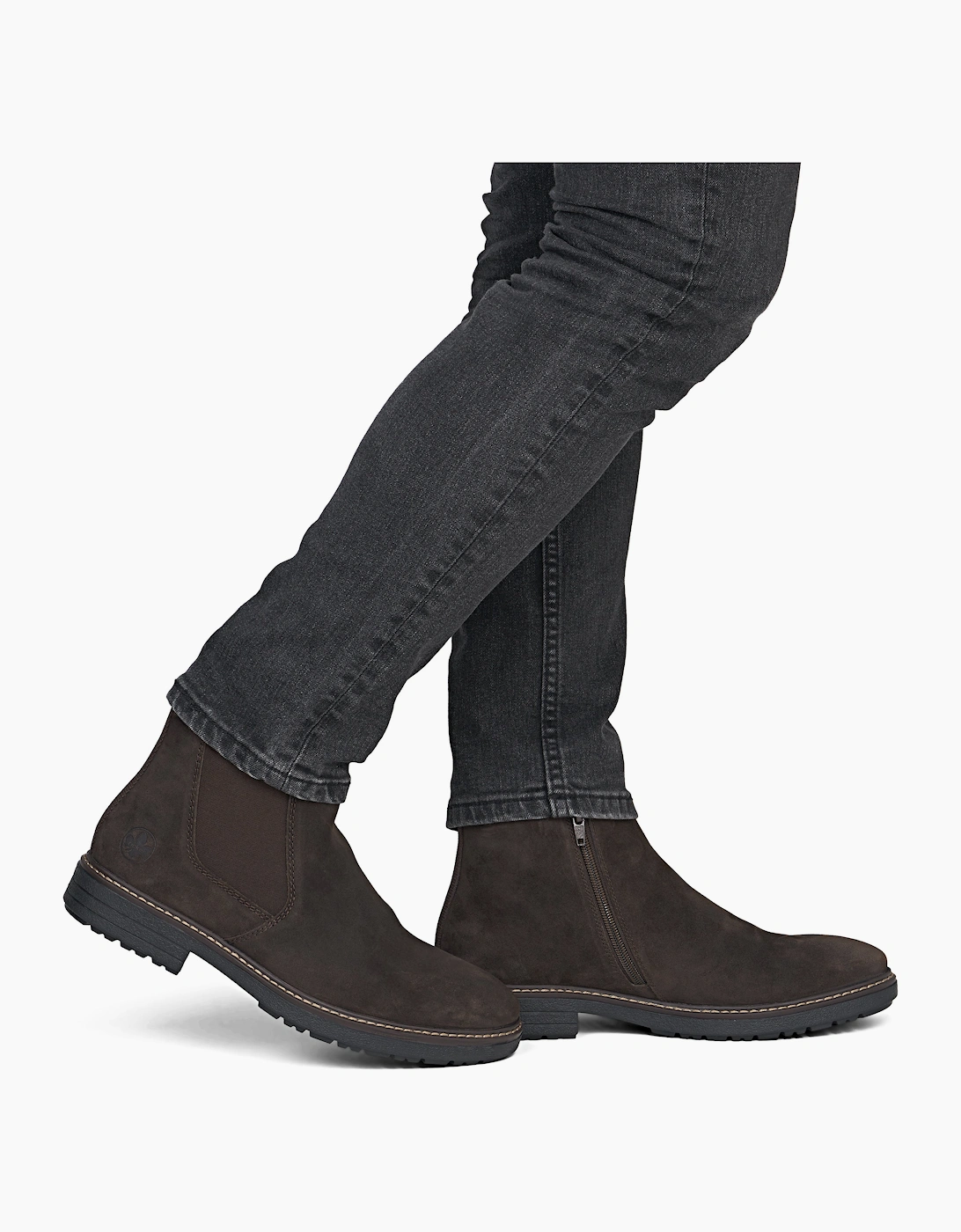 Rieker 33180 Mens Ankle Boots Chestnut