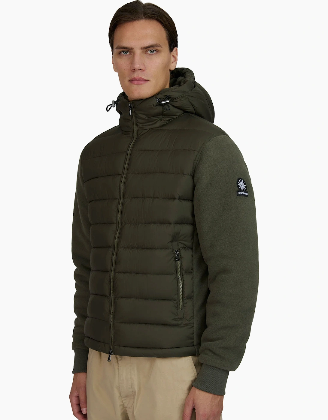 SANDBANKS OUTLANDER HYBRID JACKET KHAKI