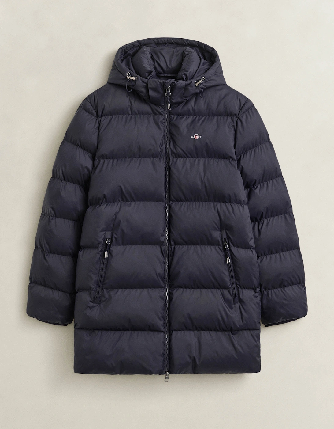 GANT Active Cloud Mens Mid Length Jacket - 433 Evening Blue