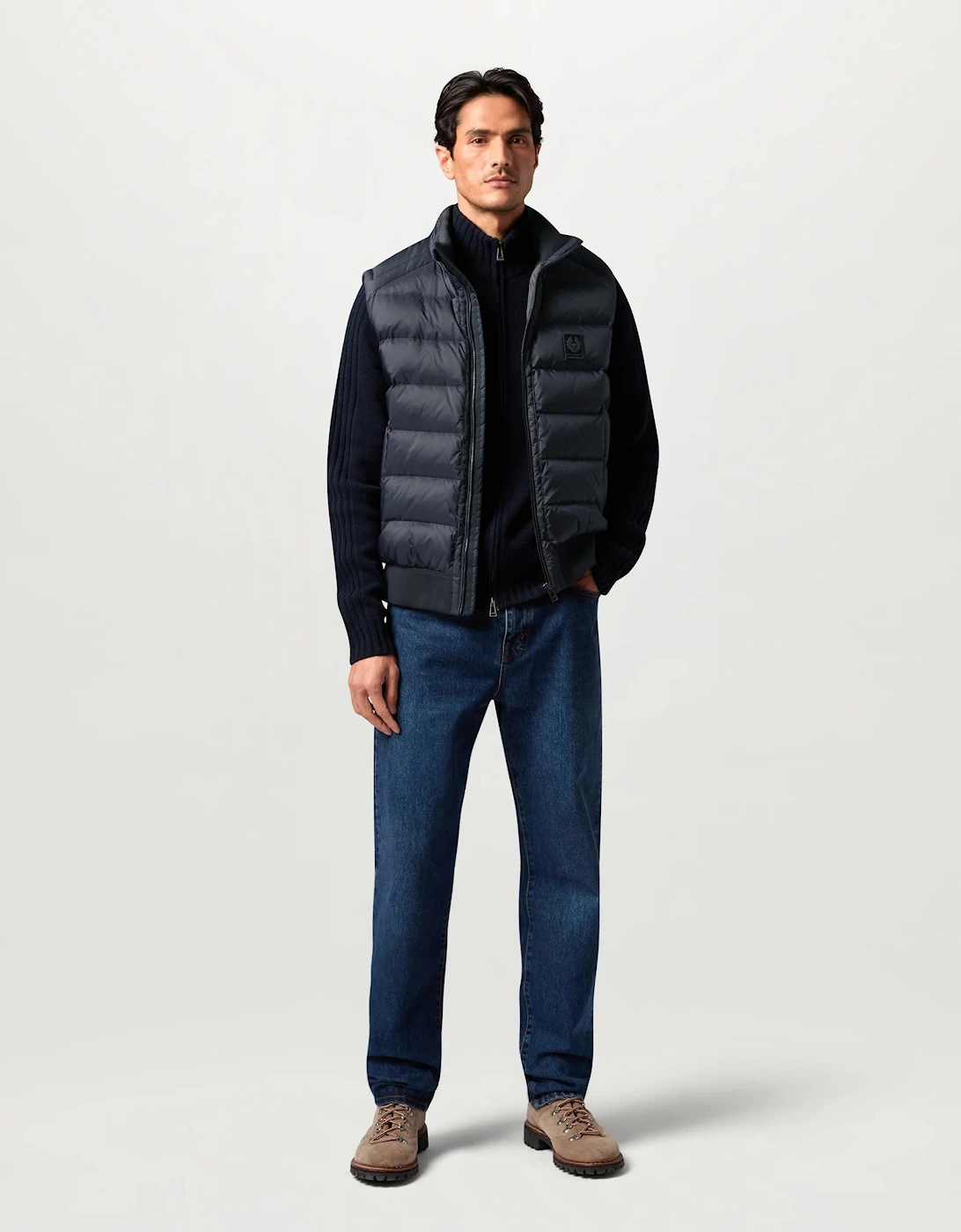 Belstaff Mens Compound Gilet - Dark Ink