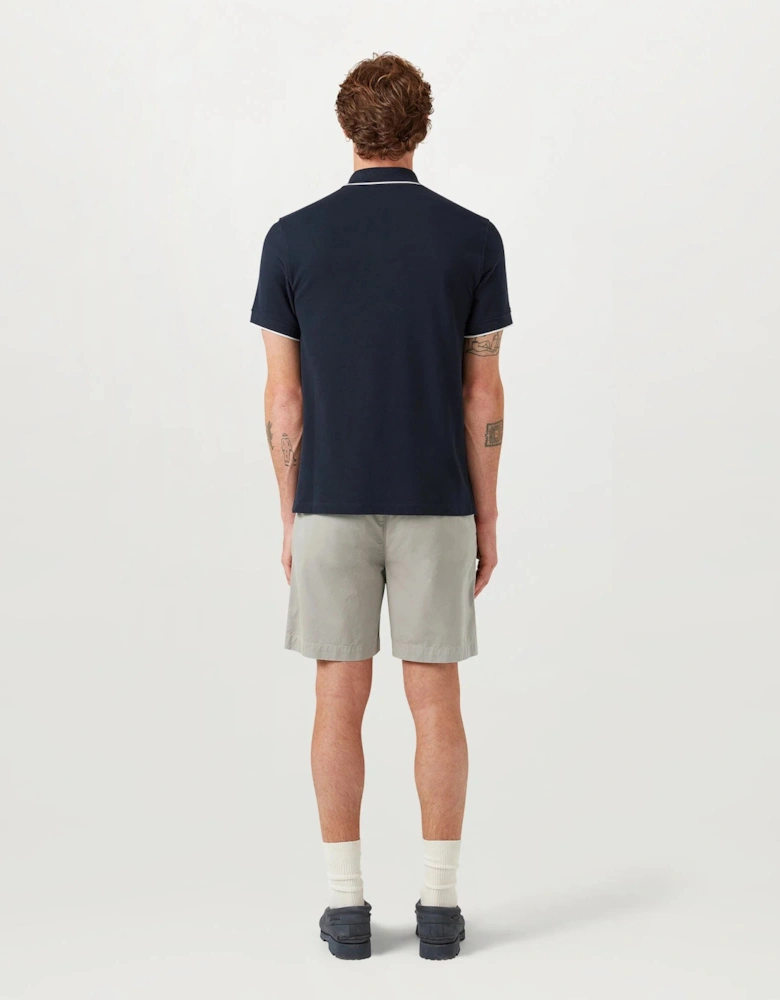 Belstaff Mens Tipped Polo Shirt - Dark Ink