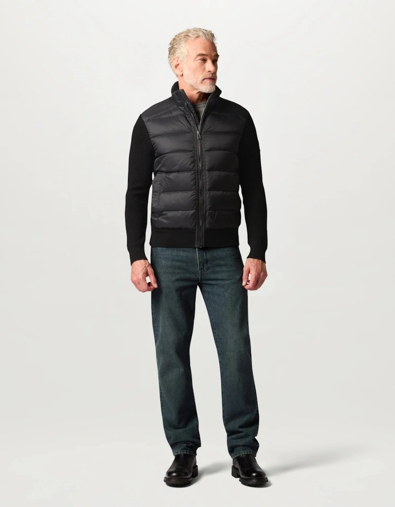Belstaff Mens Compound Hybrid Down Jacket - Black