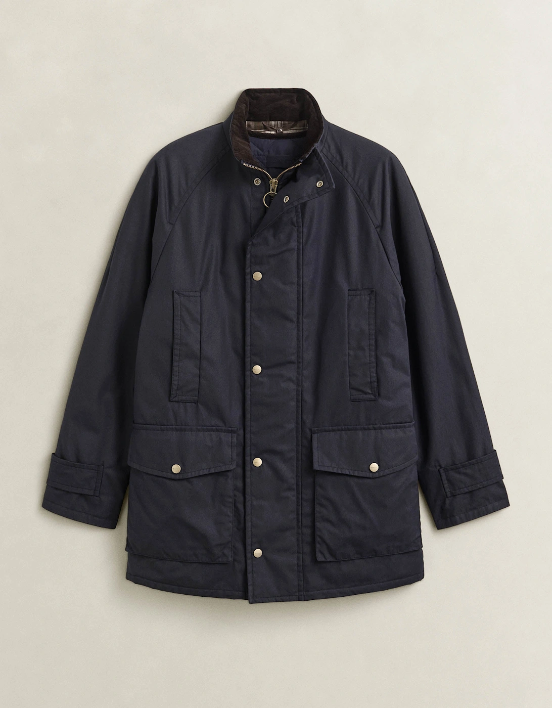 Gant Men's GANT Mens Waxed Double Decker Coat - 433 Evening Blue - Navy