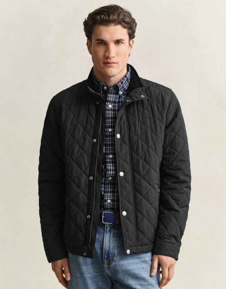 GANT Mens Quilted Jacket - 5 Black
