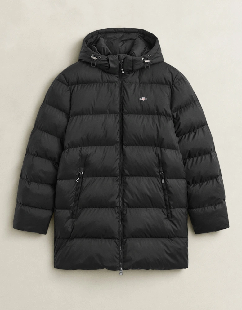 GANT Active Cloud Mens Mid Length Jacket - 5 Black