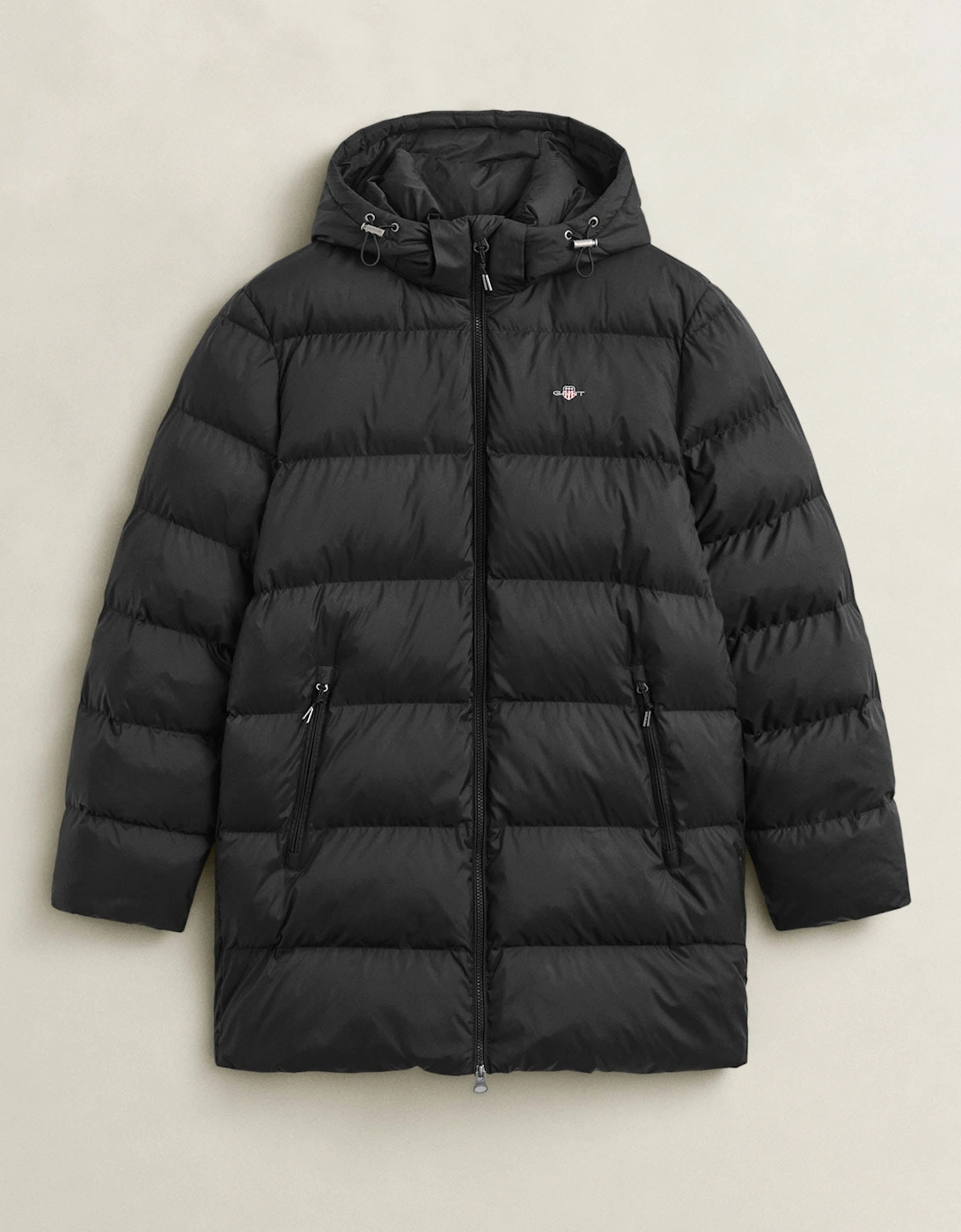 GANT Active Cloud Mens Mid Length Jacket - 5 Black