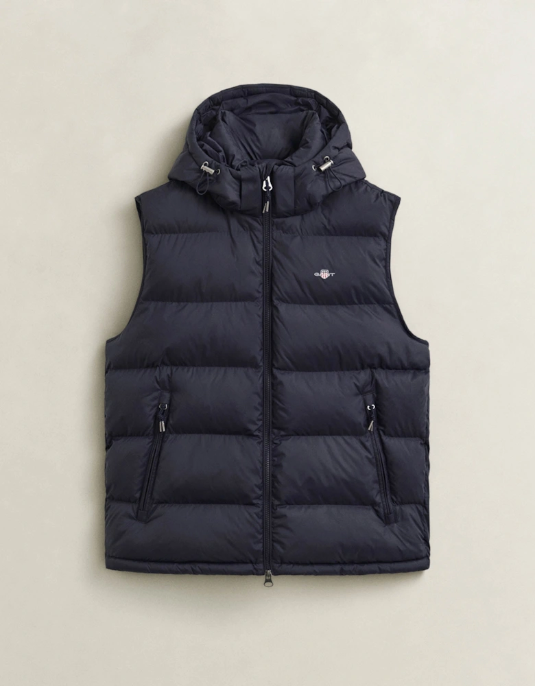 GANT Mens Active Cloud Vest - 433 Evening Blue