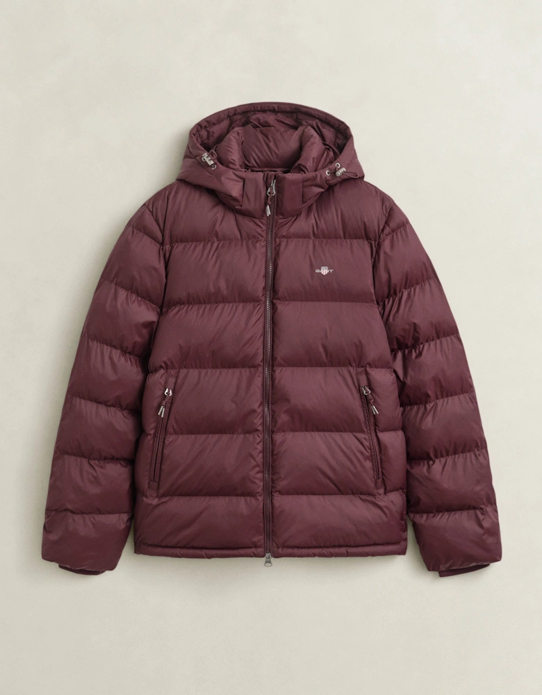 GANT Mens Active Cloud Jacket - 667 Darkened Wine