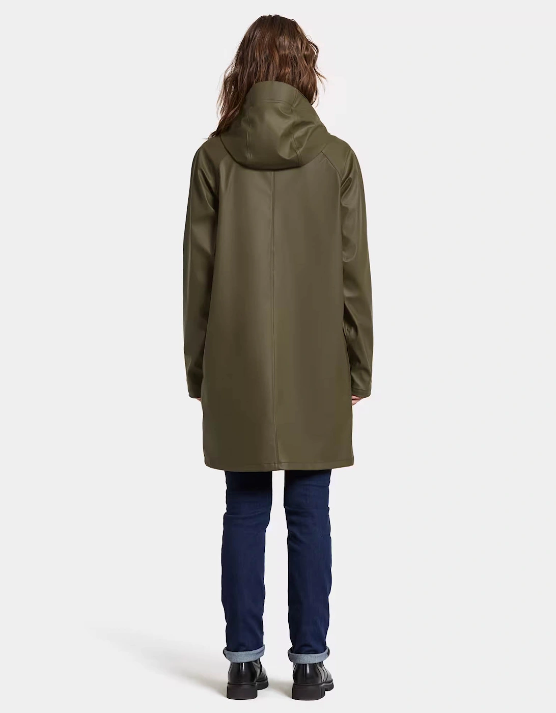 Didriksons Womens Elly Parka 6 - Fog Green 384