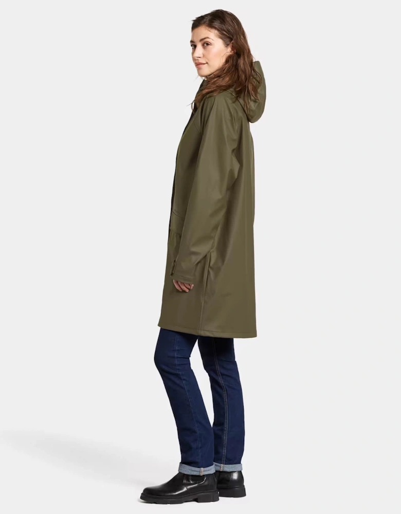 Didriksons Womens Elly Parka 6 - Fog Green 384