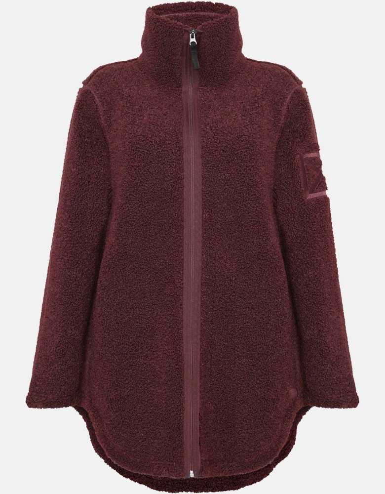 Didriksons Womens Umi Full Zip Fleece 4 - Old rust 147