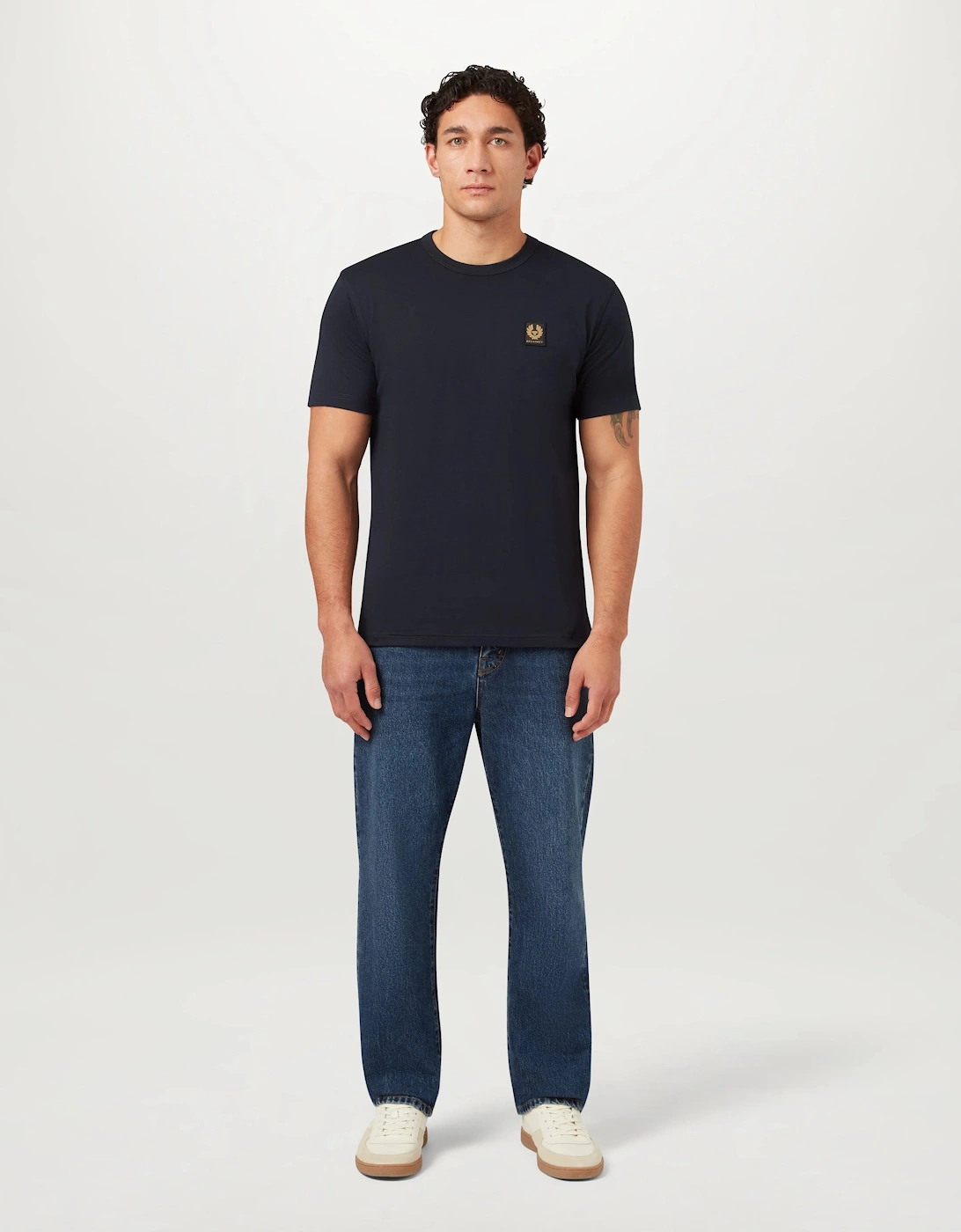 Belstaff Mens Icon Logo T-Shirt - Dark Ink