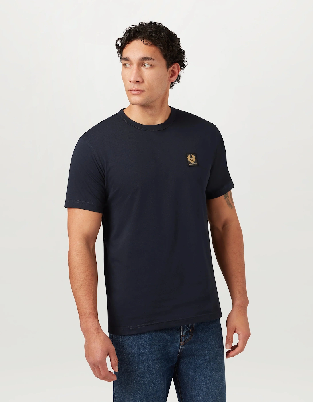 Belstaff Men's Belstaff Mens Icon Logo T-Shirt - Dark Ink - Navy