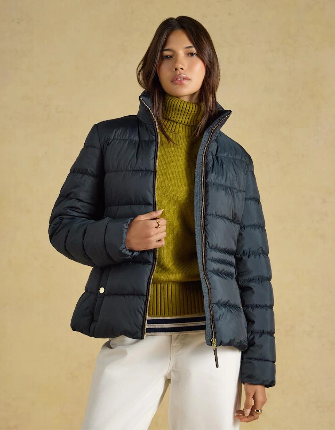 Joules PADDOCK Womens Puffer Jackets Navy