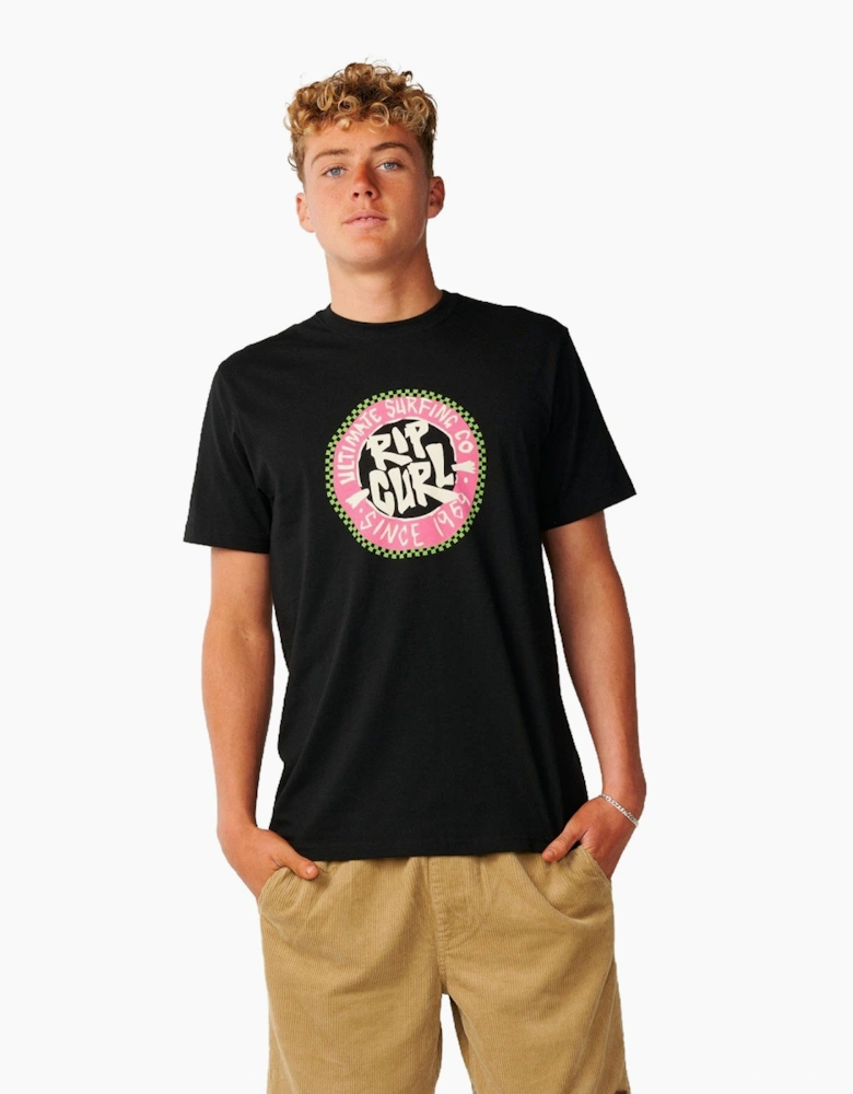 Rip Curl Mens Streamline Circle Logo Short Sleeve T-Shirt