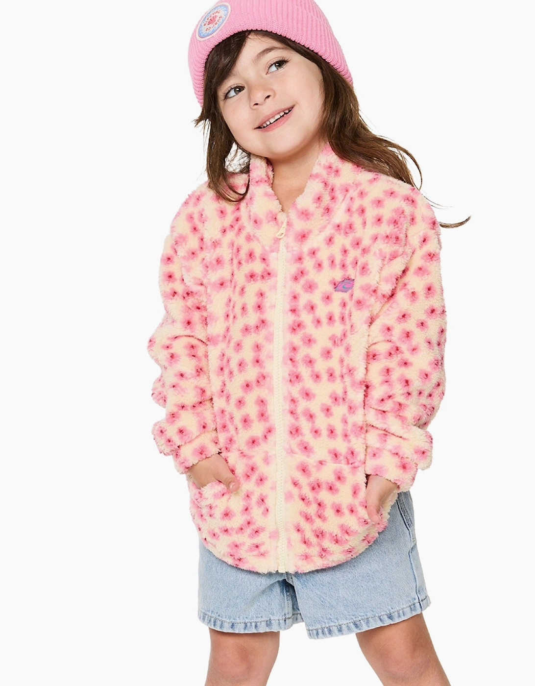 Rip Curl Kids Party Wave Polar Full Zip Fleece