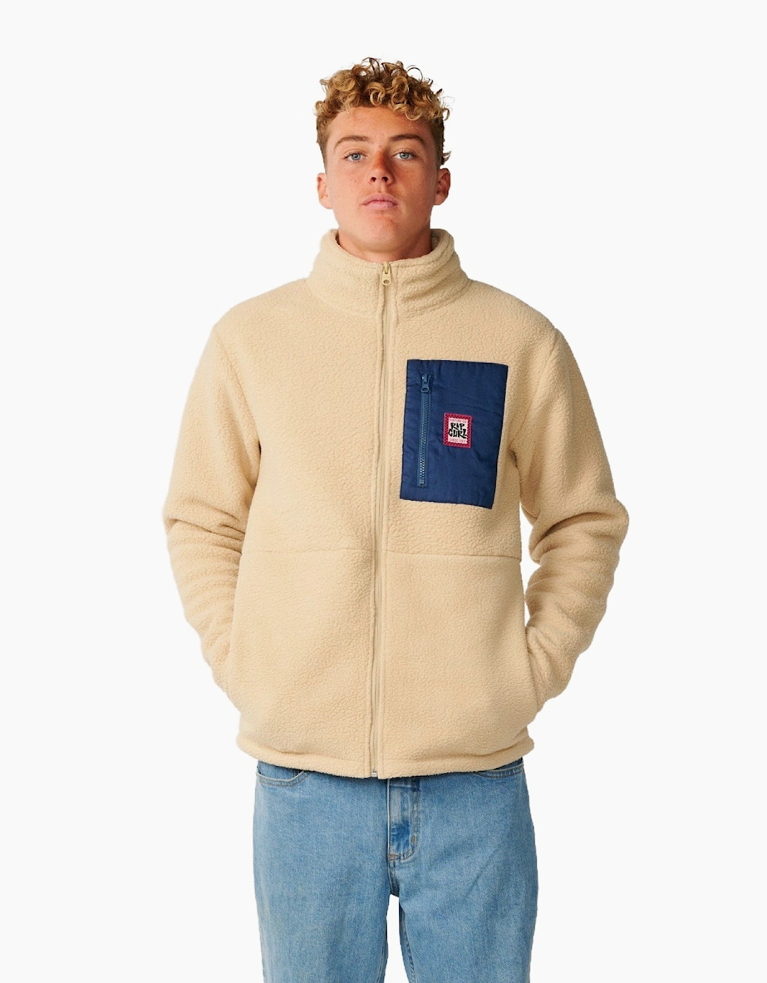 Rip Curl Mens Streamline Big Bear Polar Full Zip Fleece