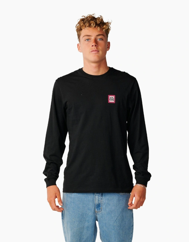 Rip Curl Mens Streamline Badge Long Sleeve T-Shirt