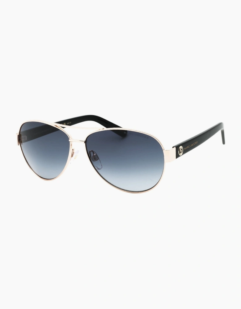 Marc Jacobs Gold Detail Black Sunglasses