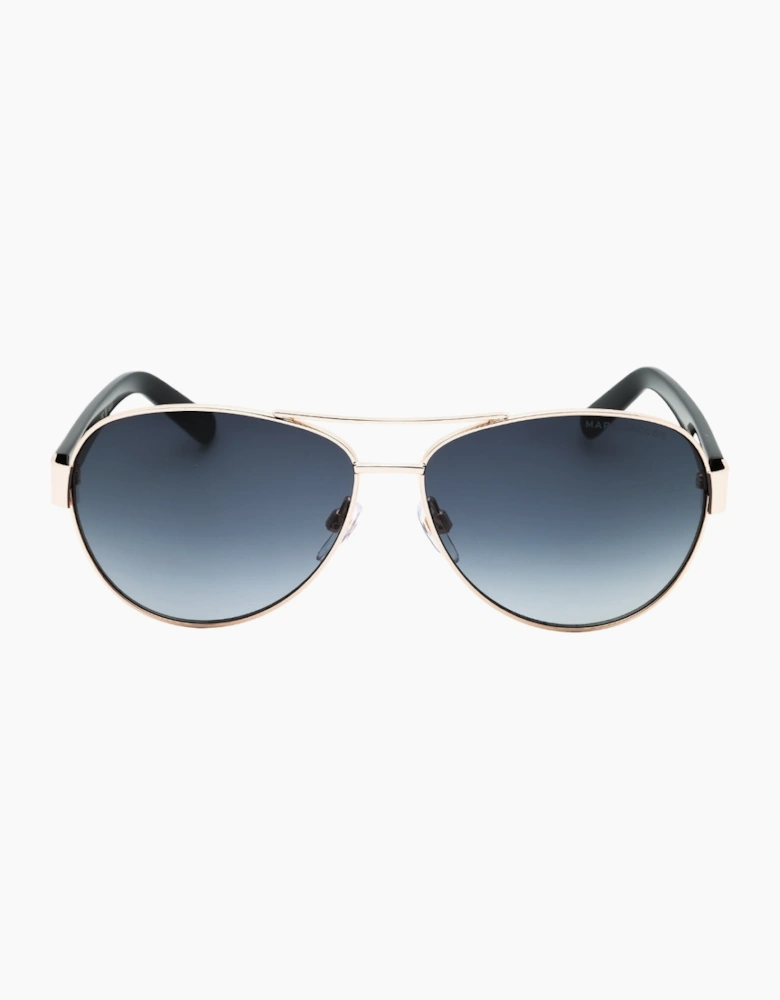 Marc Jacobs Gold Detail Black Sunglasses