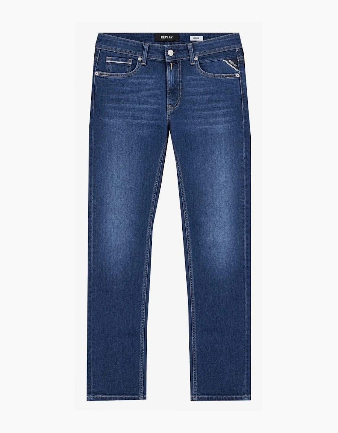 Replay Men's Replay Men's Grover Straight Regular Fit Jeans - Blue