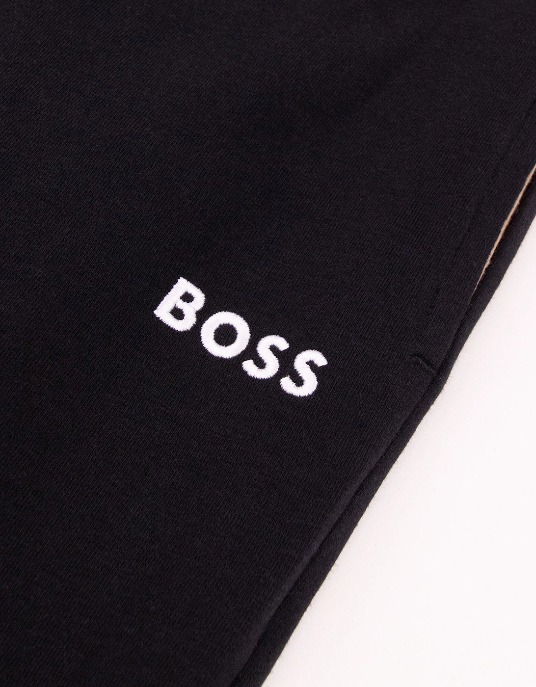 Hugo Boss Stretch Cotton Bottoms With Embroidered Logo BLACK 002