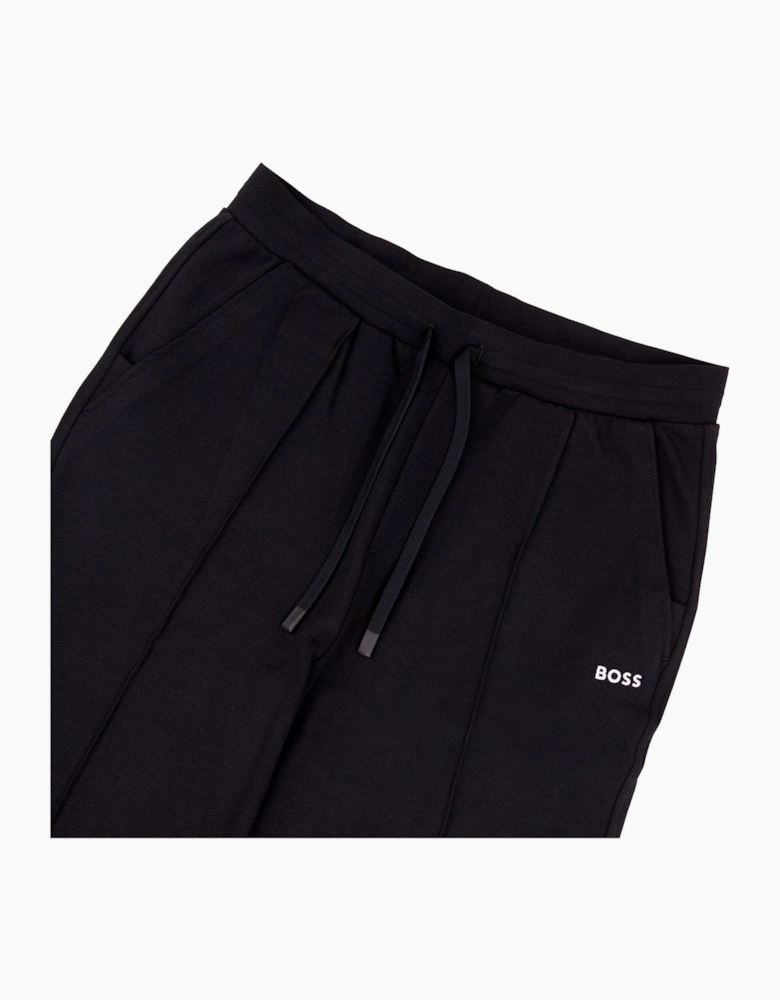 Hugo Boss Jt-Member Hurley Pintuck Pleats Tracksuit Bottoms Black 001